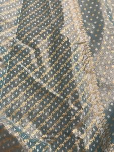 Silk Blend Saree &amp; Blouse