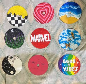 Hand-Painted Decorative CDs