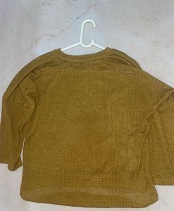 Olive Green Knit Top