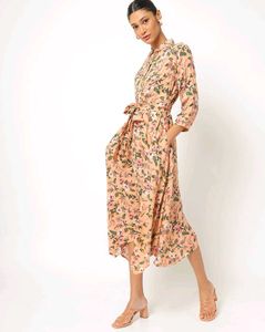 Floral Print Shirt Dress