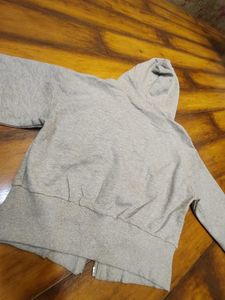 Grey Zip-Up Hoodie