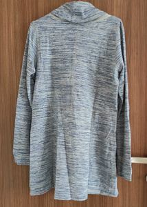 Aventura Brand Rolled Up Coller Hoodie Blue(M)