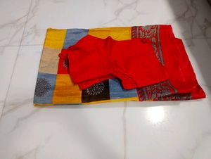 Silk Saree And Blouse