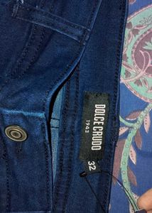 Dark Blue Denim Jeans