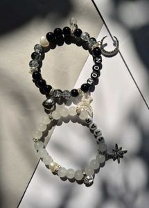 Moon &amp; Star Matching Bracelets