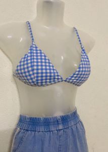 Sky Blue Bikini Imported Top