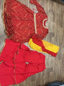 Navratri Special Garara With Short Kurta Dupatta