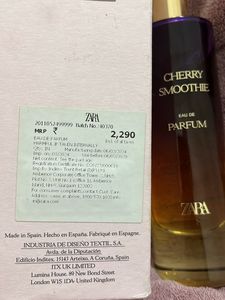 Zara Cherry Smoothie Perfume