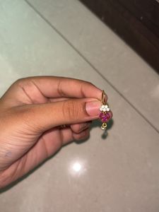 Elegant Gold &amp; Gemstone Drop Earrings