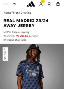 Real Madrid 23/24 Away Bellingham Football Jersey!