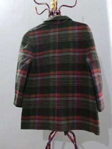 Vintage Plaid Wool Blazer