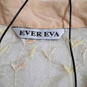 Vintage Floral Sheer Top