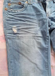 Light Blue Jeans For Woman