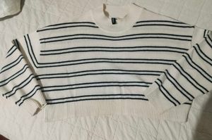 Striped H&M Knit Sweater for women