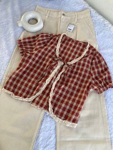 Savana Vintage Tie Up Top