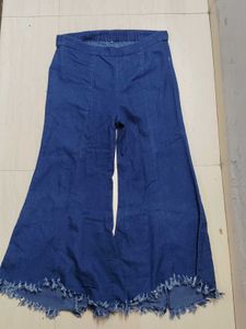 Denim Blue Flared Jeans