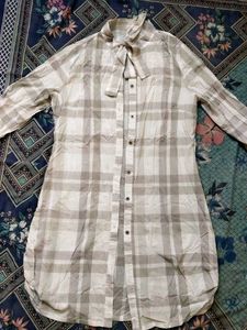 Vintage Plaid Tunic Dress
