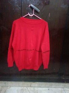 Red Knit Sweater