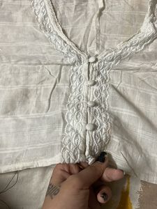 White Crop Shirt