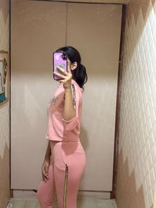 Pink Tracksuit Set