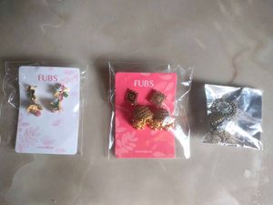 Jhumka Earrings Set Of 3