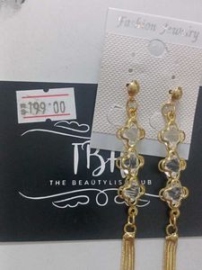 Elegant Gold Dangle Earrings