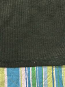 Olive Green Crop Top