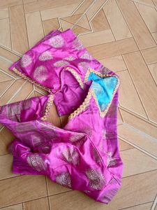 Blue Combo Saree