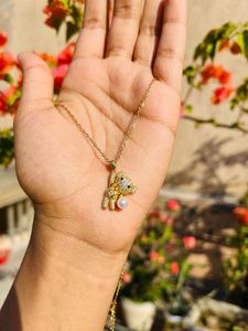 Cute Bear Pendant Necklace Anti Tarnish