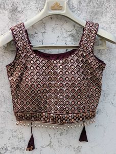 🌸 Maroon Palazzo Set With Purse 🌸