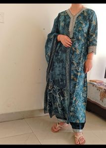 New Women Kurta Plazo Patiyala Set Suit