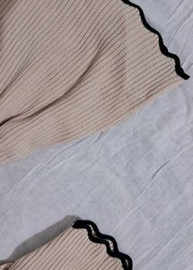 Elegant Ribbed Knit Top