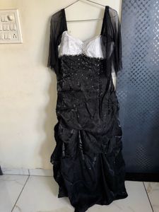 Black &amp; White Party Gown