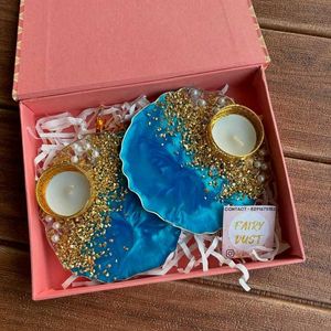 🪔 Handmade Resin Pooja Thali 5&#34; ✨️