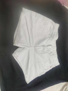 White Shorts 8-10 Yrs