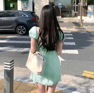 brand new (newme) Mint Checkered Mini dress