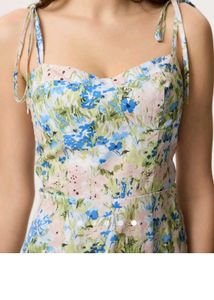 Savana Floral Strappy Tagged Dress