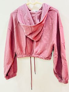 Zudio Crop Hoddie Sweatshirt