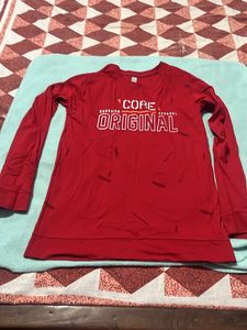 Red Core Long Sleeve Shirt