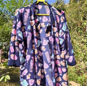 Funky Print Kimono🎀💕💙