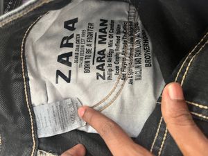 ZARA Black Bagy Fit Pant For Men&amp;women