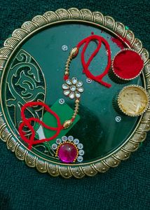 60 Rs Each Handmade Kundan Work Rakhi