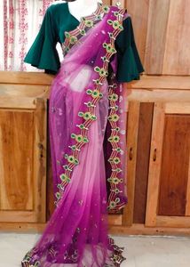 Saree Without Blouse ♥️