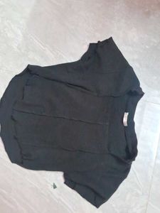 Black Crop Top