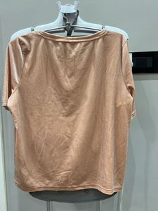 Peach Velvet Tee