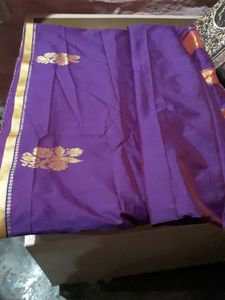Purple Saree