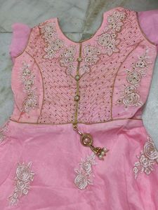 Pink Embroidered Lehenga Choli