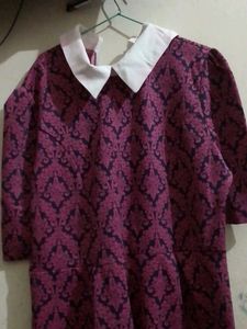 Pink Patterned Dress