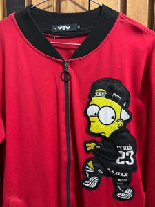 Red Bart Simpson Jacket
