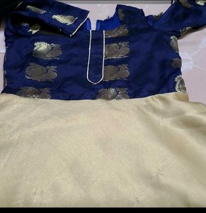 Partywear One piece dress for girls